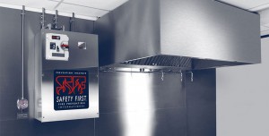 Système SAFETY FIRST® installé dans une cuisine professionnelle